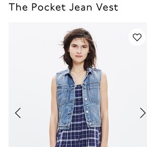 Madewell Pocket Denim Vest